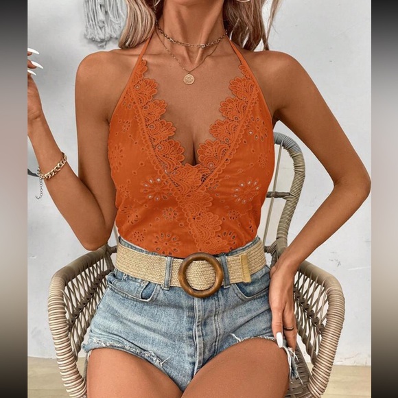 Boho lace halter top - Picture 16 of 16